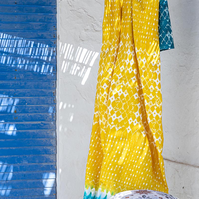 Foulard Dalias turquoise